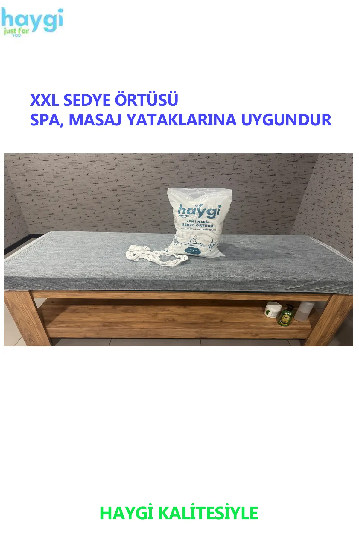 Haygi XXL Masaj Yatak Örtüsü | SPA Salonları İçin En Geniş ve Kalın Seri - 2