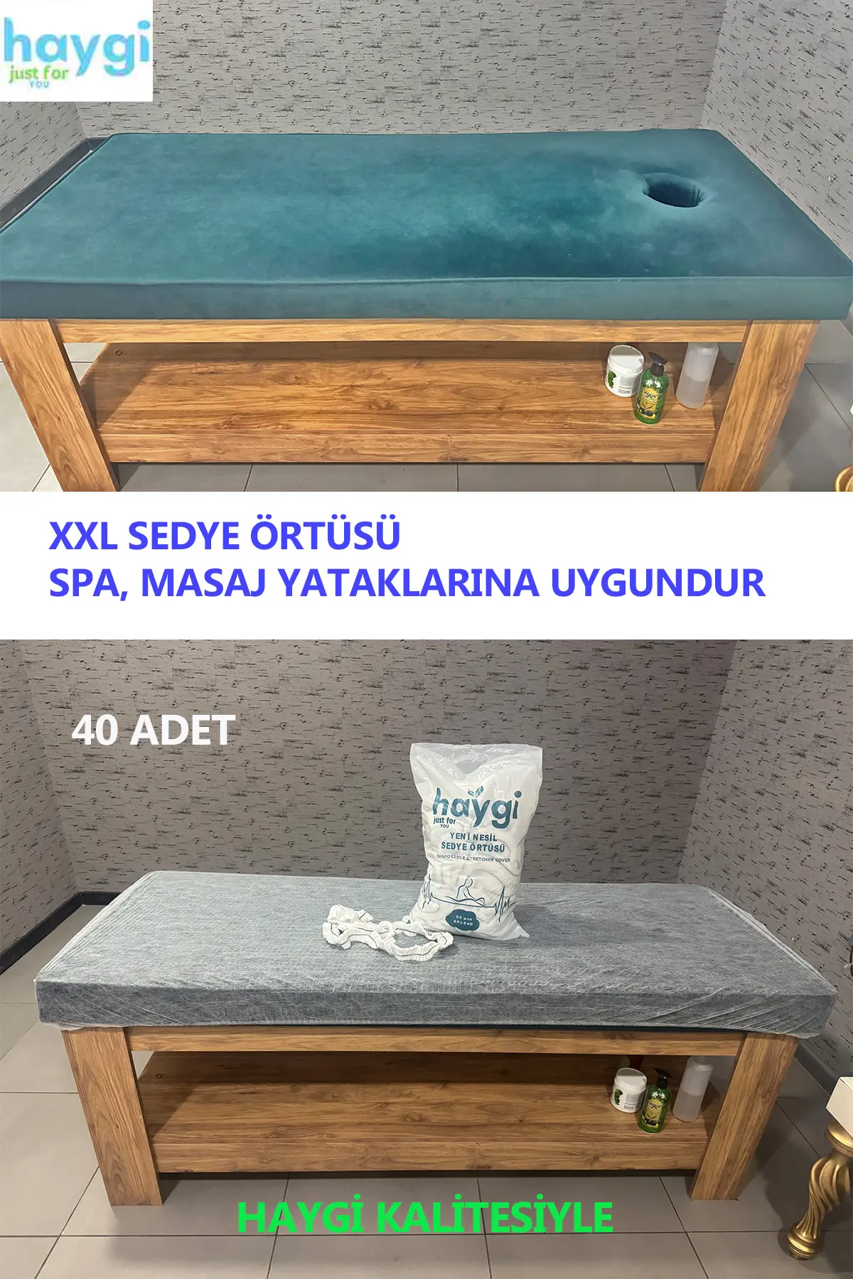 Haygi XXL Masaj Yatak Örtüsü | SPA Salonları İçin En Geniş ve Kalın Seri - 6
